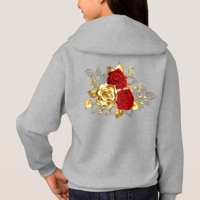 Trois Roses de bijoux (Dos)