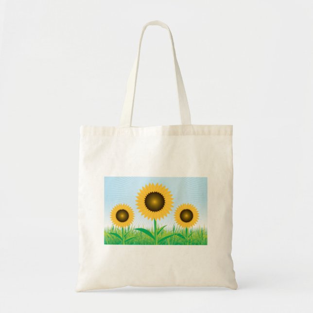 Trois Sacs fourre-tout de tournesols (Devant)
