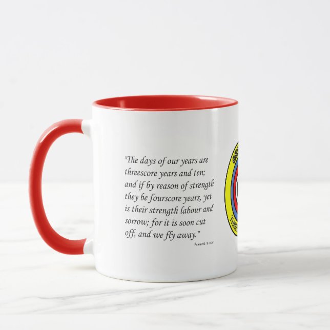 TROIS SCORE et dix Mug (Gauche)