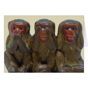 Trois singes sages