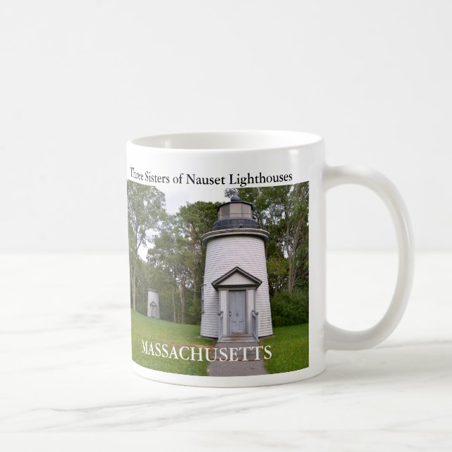 Trois soeurs de tasse de phares de Nauset (Droite)