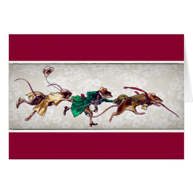 Trois souris aveugles (Devant horizontal)