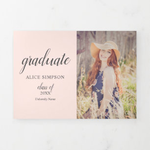Trois Volets Faire-part Tri-Fold