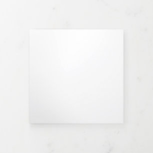 Trois Volets Invitation horizontale trifold pli lettre 5,25" ca