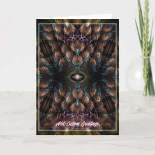 Troisième carte de voeux d'art fractal
