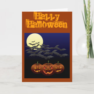 Troisième carte de voeux Halloween