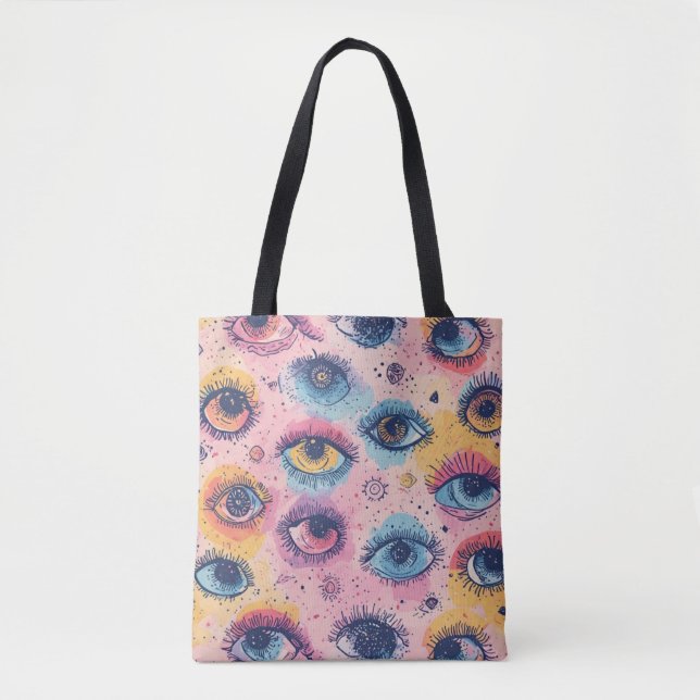 Troisième fleur des yeux - Sac fourre-tout (Devant)
