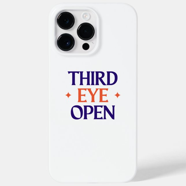 Troisième oeil Open -iPhone 14 pro max coque (Verso)