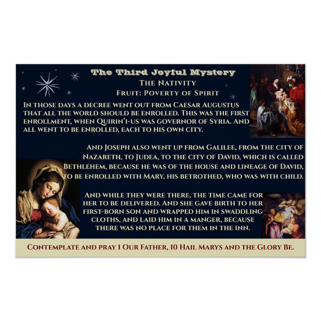 Troisième Poster Joyeux Mystère (Créateur téléchargé)