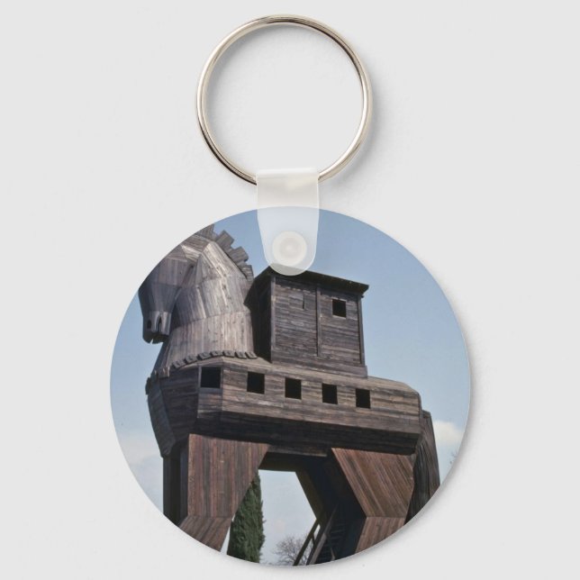 Trojan Horse Keychain (Front)