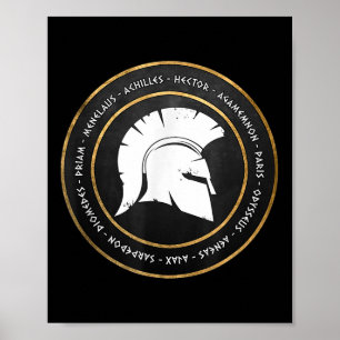 Trojan War Heroes Of Troy And The Achaeans Bronze  Poster