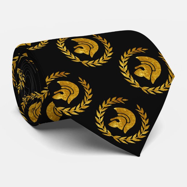 Trojan Warrior in Gold Tie (Rolled)