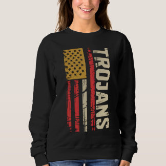 Trojans American Spirit Vintage Patriotic Sweatshirt