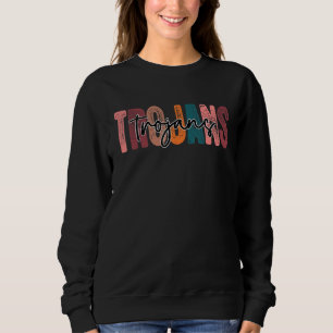 Trojans School Sports Fan Team Spirit Sweatshirt