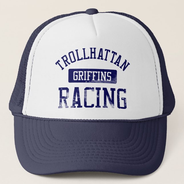 trolhattan_GRIFFINS racing Trucker Hat (Front)