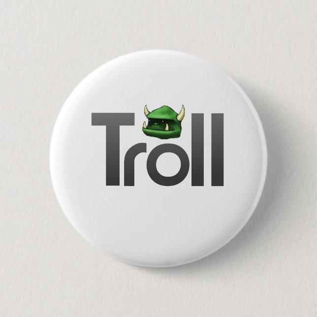 Troll 2 Inch Round Button (Front)