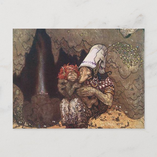 Troll And Child By John Bauer Postcard (Front)