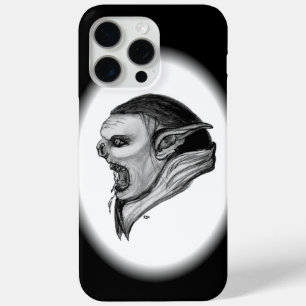 Troll Black and White Design iPhone 15 Pro Max Case