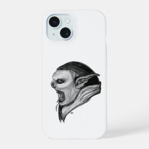 Troll Black and White Design iPhone 15 Case