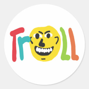 Troll Classic Round Sticker