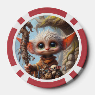 Troll Elf Playing Cards style 1 Poker Chips
