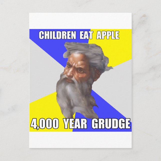 Troll God Grudge Postcard (Front)