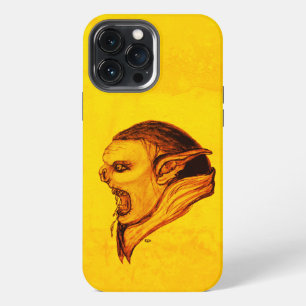 Troll in Black and Yellow Design iPhone 13 Pro Max Case