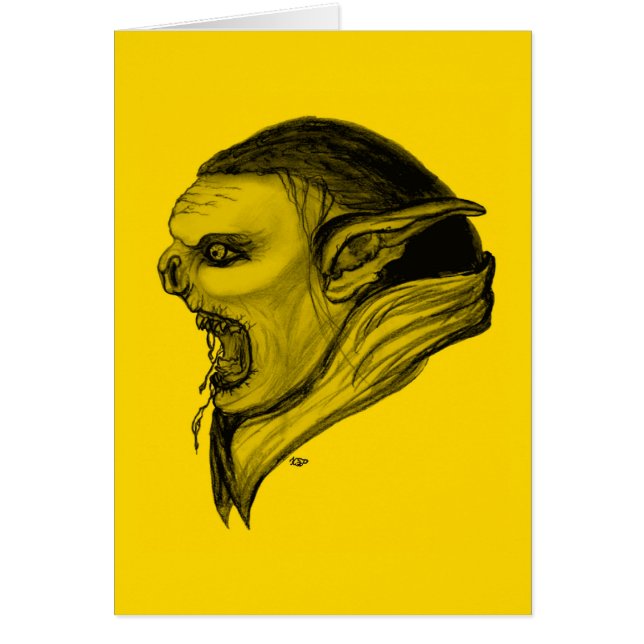 Troll schwarz gelb design (Front)