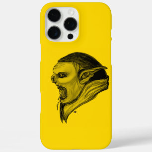 Troll schwarz gelb design iPhone 16 pro max case
