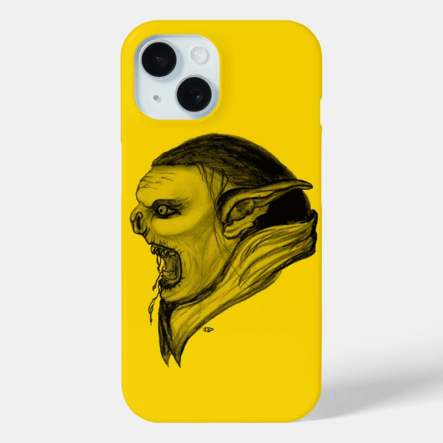 Troll schwarz gelb design Case-Mate iPhone case (Back)