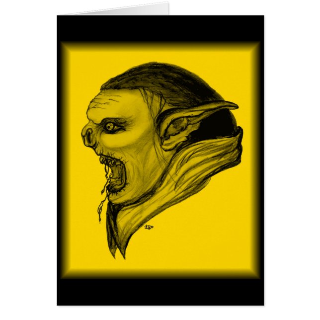 Troll schwarz gelen design (Devant)