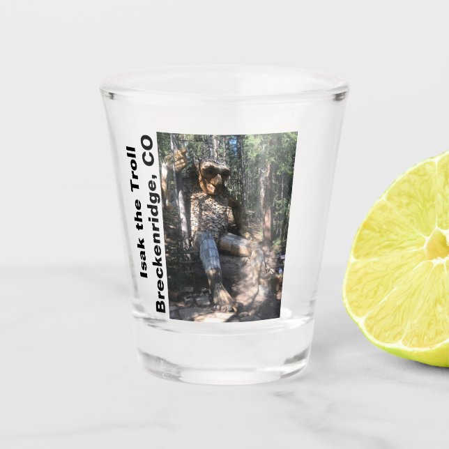 Troll Shot Glass Breckenridge, CO (Front)