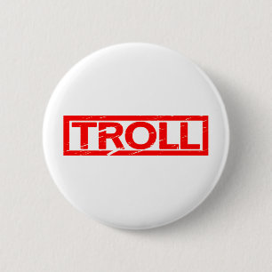 Troll Stamp 2 Inch Round Button