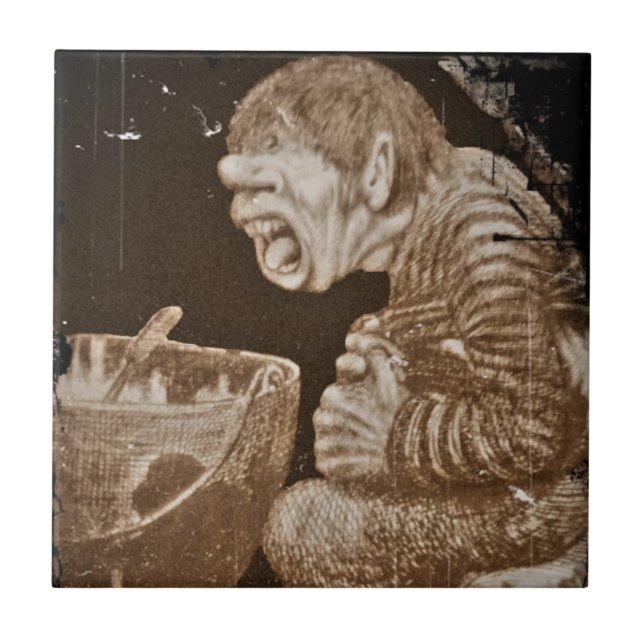 Troll with Giant Cauldron Tile (Front)