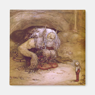 Troll with Little Boy Magnet