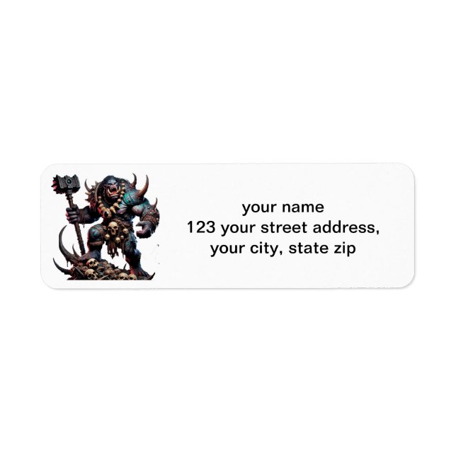 Troll with Mace  (Front)