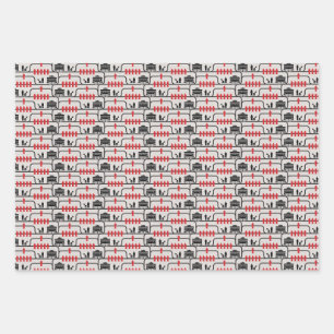 Trolley Problem Wrapping Paper (3 designs)