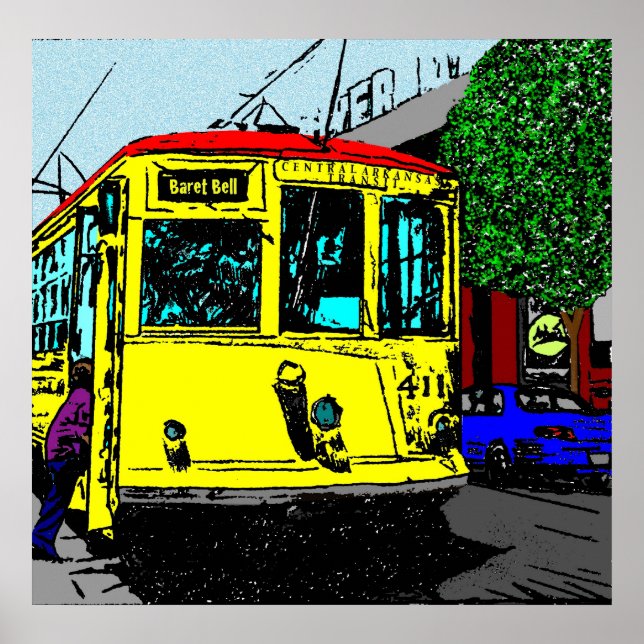 Trolley Stop Poster (Front)