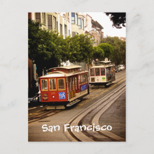 Trolleys San Francisco Postcard