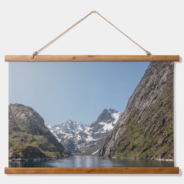 Trollfjord Lofoten Hanging Tapestry (Front)