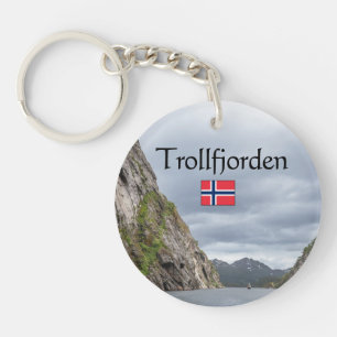Trollfjord Lofoten Keychain