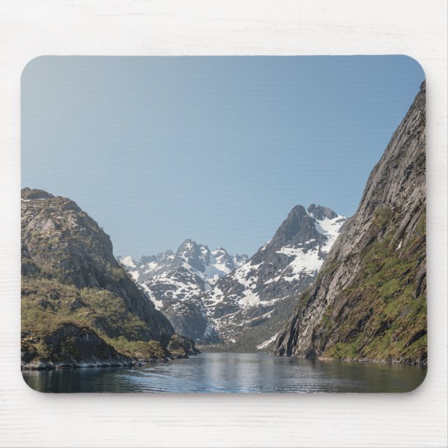 Trollfjord Lofoten Mouse Pad (Front)