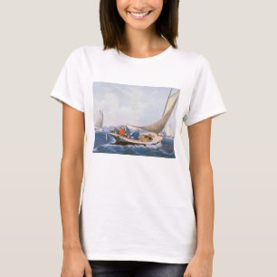Trolling for Blue Fsh off the Coast of Maine T-Shirt