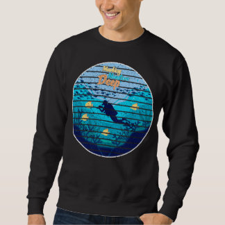 Trolling For Lake Trout Marking Monsters Sweatshirt