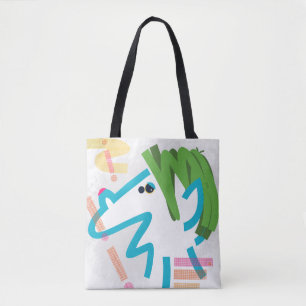 Trolling, trolling, trolling Modern Art Tote Bag