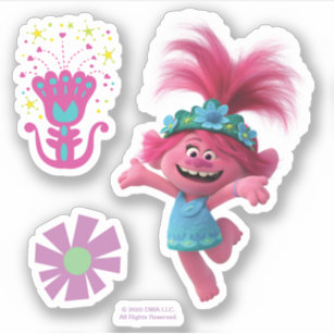 TROLLS POPPY WATER BOTTLE LABELS - Cami Templates