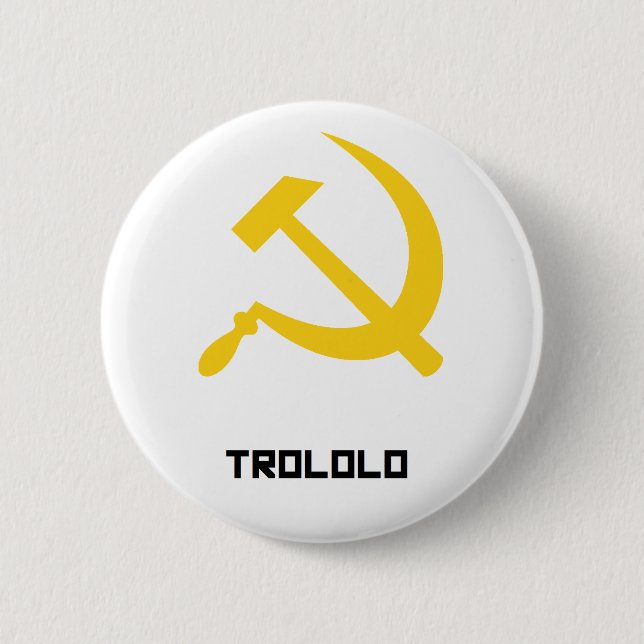TROLOLO man 2 Inch Round Button (Front)