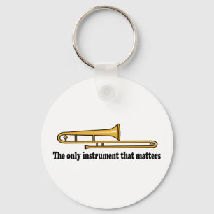Trombone Attitude Keychain