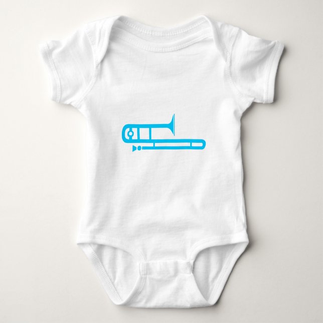 Trombone Baby Bodysuit (Front)