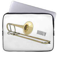 Trombone cartoon illustration